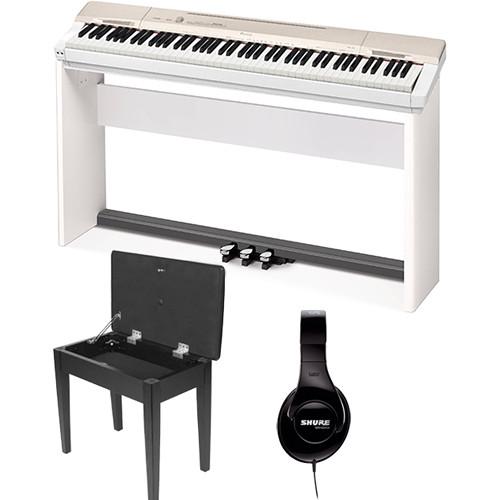 Casio PX-160 Privia 88-Key Digital Piano with Stand, Bench