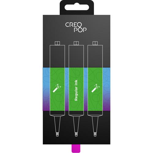 CreoPop Regular Ink 3-Pack (Purple, White, Yellow) SKU004