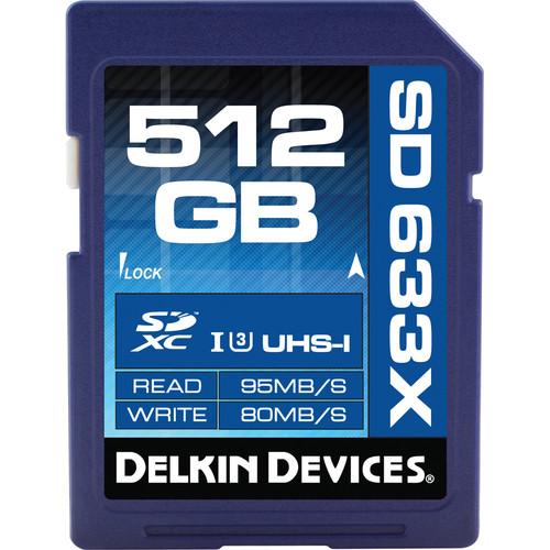 Delkin Devices 512GB Elite UHS-I SDXC Memory Card DDSD633512GB