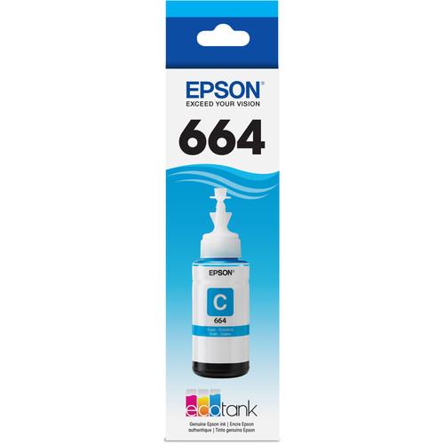 Epson T664 Yellow Ink Bottle with Sensormatic T664420-S, Epson, T664, Yellow, Ink, Bottle, with, Sensormatic, T664420-S,