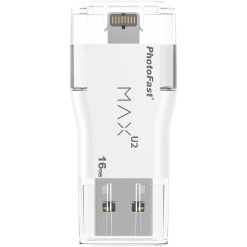 Gigastone 16GB PhotoFast MAX U2 iFlash Drive PF-IFMAXU216GB-R