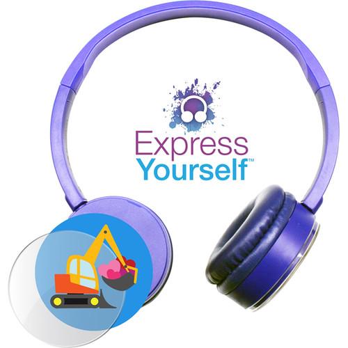 HamiltonBuhl Express Yourself Headphone for Children KPCC-BLU
