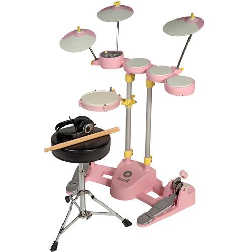 Hitman Drum-1 - Compact Electronic Drum Kit (Pink) DRUM 1 PINK
