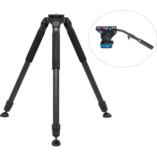 Induro ALLOY 8M Video Tripod Kit with Benro S8 Head (100mm Bowl), Induro, ALLOY, 8M, Video, Tripod, Kit, with, Benro, S8, Head, 100mm, Bowl,