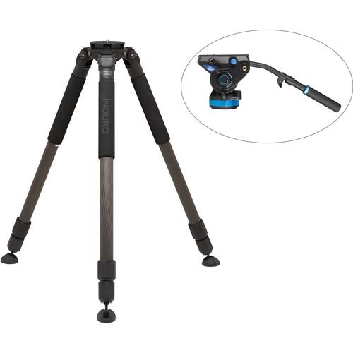 Induro ALLOY 8M Video Tripod Kit with Benro S8 Head (100mm Bowl)
