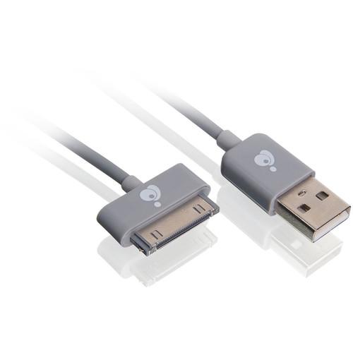 IOGEAR Charge & Sync USB to 30-Pin Cable (3.3') GUD01, IOGEAR, Charge, Sync, USB, to, 30-Pin, Cable, 3.3', GUD01,