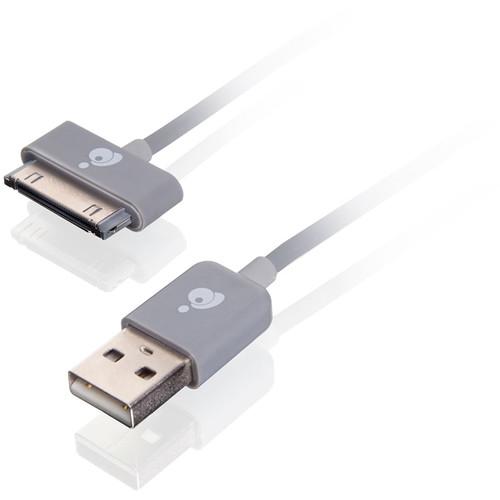 IOGEAR Charge & Sync USB to 30-Pin Cable (6.5') GUD02, IOGEAR, Charge, Sync, USB, to, 30-Pin, Cable, 6.5', GUD02,