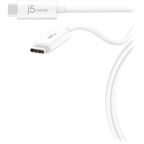 j5create USB 3.1 Type-C to Type-A Cable (3') JUCX06, j5create, USB, 3.1, Type-C, to, Type-A, Cable, 3', JUCX06,