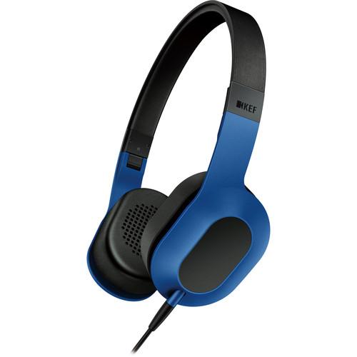 KEF  M400 Hi-Fi On-Ear Headphones (Blue) M400RB
