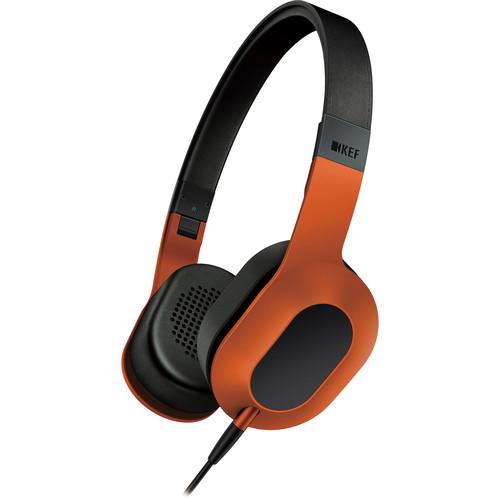 KEF  M400 Hi-Fi On-Ear Headphones (Orange) M400SO