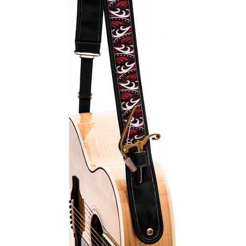 KYSER Kyser KS2A Guitar Strap (Cool Bloom, Brown) KS2A