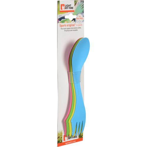 Light My Fire Spork 4-Pack (Sunset) S-SP-4PACK-T-3TPFUTOORG