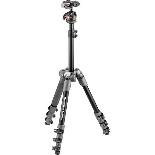 Manfrotto BeFree One Aluminum Tripod (Gray) MKBFR1A4D-BHUS, Manfrotto, BeFree, One, Aluminum, Tripod, Gray, MKBFR1A4D-BHUS,