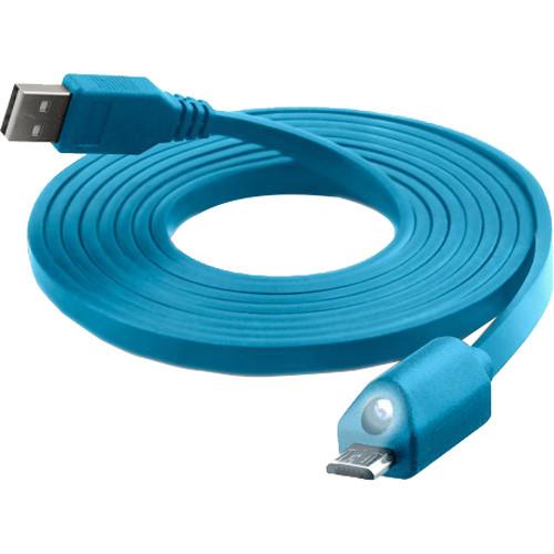 Naztech Micro-USB LED Charge & Sync Cable 6' (Green) 12424