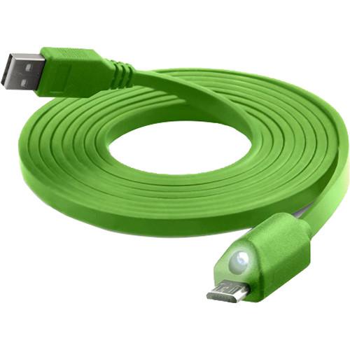 Naztech Micro-USB LED Charge & Sync Cable 6' (White) 12496