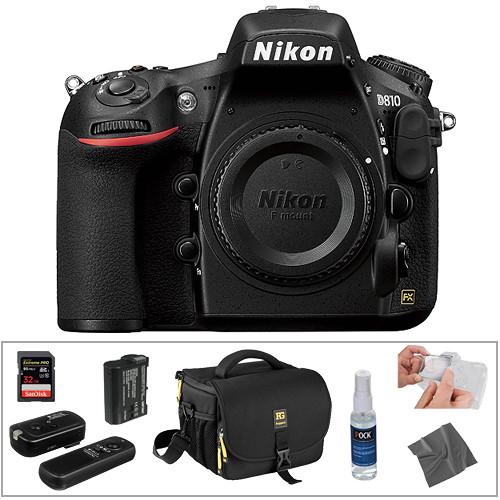 Nikon  D810 DSLR Camera Body Deluxe Kit, Nikon, D810, DSLR, Camera, Body, Deluxe, Kit, Video