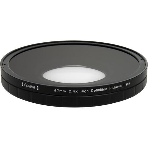 Opteka 0.4X HD2 Large Element 82mm Fisheye Lens OPTSC824PF