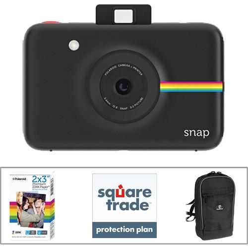 Polaroid Snap Instant Digital Camera Deluxe Kit (Black)
