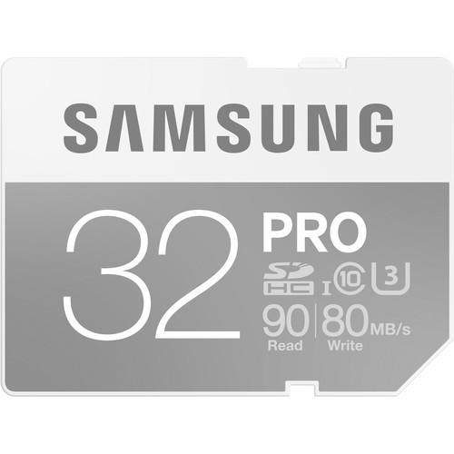 Samsung 16GB PRO UHS-I SDHC U3 Memory Card (Class 10), Samsung, 16GB, PRO, UHS-I, SDHC, U3, Memory, Card, Class, 10,