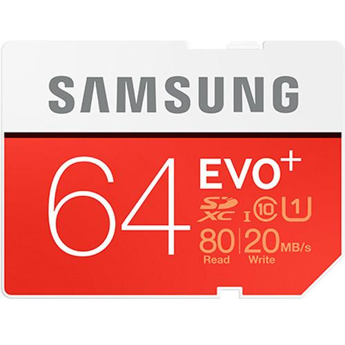 Samsung 64GB EVO  UHS-I SDXC U1 Memory Card MB-SC64D/AM