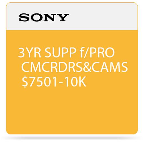 Sony 3-Year SupportNET Depot Service Plan for Cameras SPSCC7DP3
