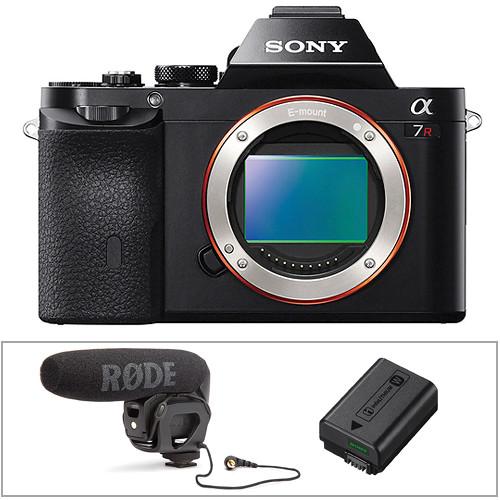 Sony Alpha a7R Mirrorless Digital Camera Body with Battery and