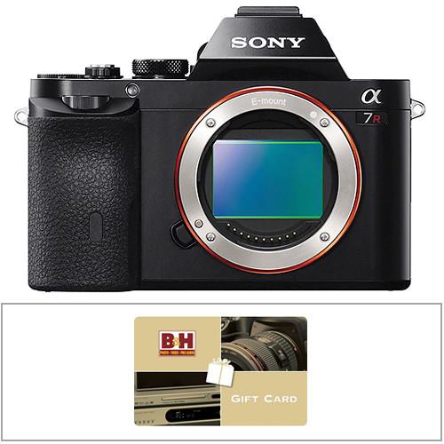 Sony Alpha a7R Mirrorless Digital Camera Body with Gift Card