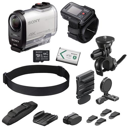 Sony FDR-X1000V 4K Action Cam Summer Kit with Live View Remote, Sony, FDR-X1000V, 4K, Action, Cam, Summer, Kit, with, Live, View, Remote