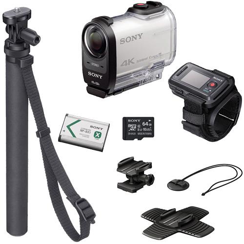 Sony FDR-X1000V 4K Action Cam Winter Kit with Live View Remote