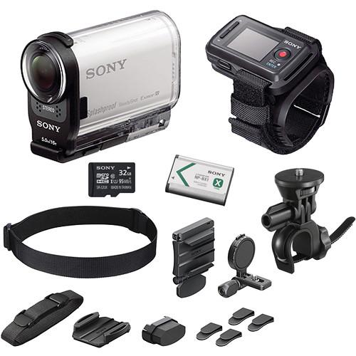 Sony HDR-AS200V HD Action Cam Beginners Kit with Live View