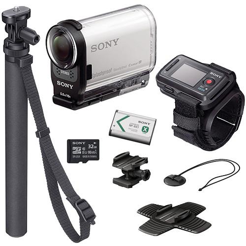 Sony HDR-AS200V HD Action Cam Bicycle Kit with Live View Remote