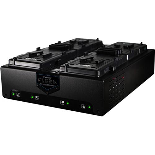 Switronix Fleet Q Gold-Mount Four-Position Charger FLEET-Q4A