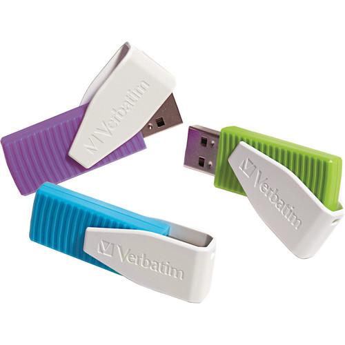 Verbatim 8GB Store 'n' Go Swivel USB 2.0 Flash Drive 98426