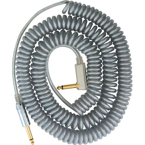 VOX VCC Vintage Coiled Cable (29.5', Silver) VCC090SL, VOX, VCC, Vintage, Coiled, Cable, 29.5', Silver, VCC090SL,