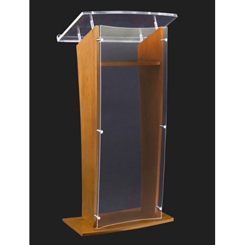 AmpliVox Sound Systems Wood and Clear Acrylic Floor SN350007