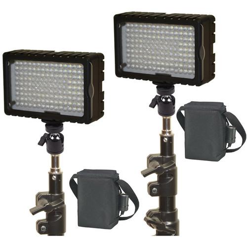 Bescor LED-125 Daylight Studio 2 Light Kit LED-125K