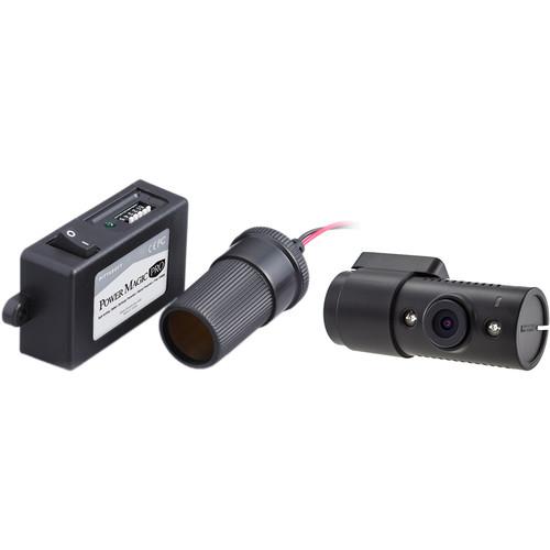 Black Vue 1080p Front and 720p Rear Dash Cameras with Battery, Black, Vue, 1080p, Front, 720p, Rear, Dash, Cameras, with, Battery