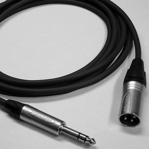 Canare Starquad XLRM-TRSM Cable (Brown, 3') CATMXM003BRN