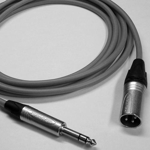 Canare Starquad XLRM-TRSM Cable (Brown, 3') CATMXM003BRN