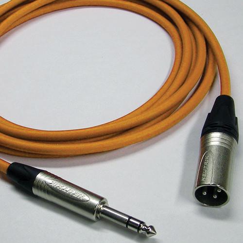 Canare Starquad XLRM-TRSM Cable (Brown, 3') CATMXM003BRN