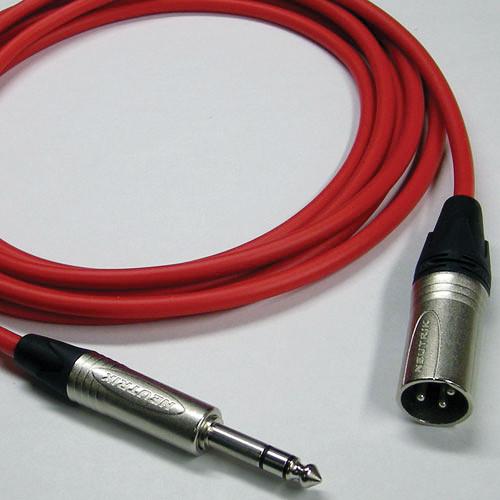 Canare Starquad XLRM-TRSM Cable (Brown, 3') CATMXM003BRN