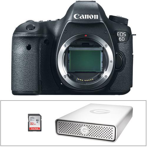 Canon  EOS 6D DSLR Camera Body with Storage Kit, Canon, EOS, 6D, DSLR, Camera, Body, with, Storage, Kit, Video