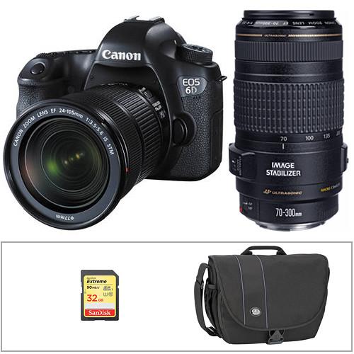 Canon  EOS 6D DSLR Camera Body with Storage Kit