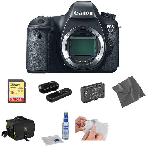 Canon  EOS 6D DSLR Camera Body with Storage Kit