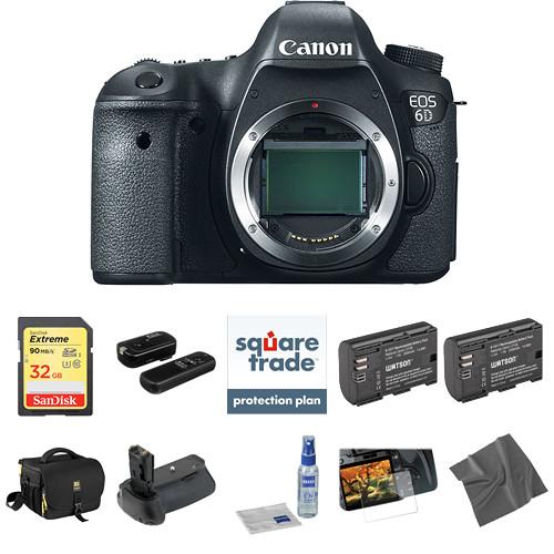 Canon EOS 6D DSLR Camera with 24-105mm f/3.5-5.6 STM Lens and, Canon, EOS, 6D, DSLR, Camera, with, 24-105mm, f/3.5-5.6, STM, Lens, and