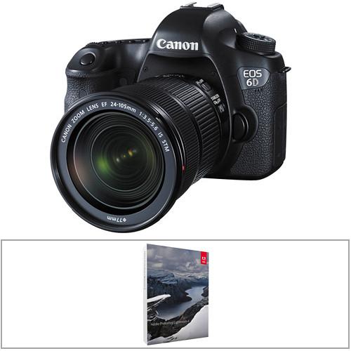 Canon EOS 6D DSLR Camera with 24-105mm f/4L Lens and Lightroom