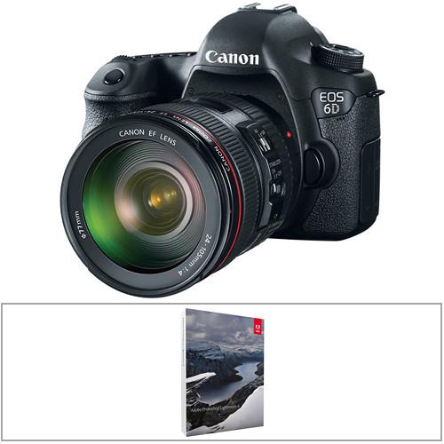 Canon EOS 6D DSLR Camera with 24-105mm f/4L Lens and Lightroom