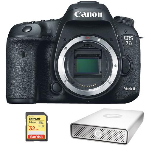 Canon EOS 7D Mark II DSLR Camera with 18-135mm Lens and Storage