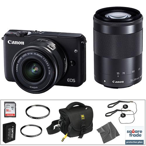 Canon EOS M10 Mirrorless Digital Camera with 15-45mm and