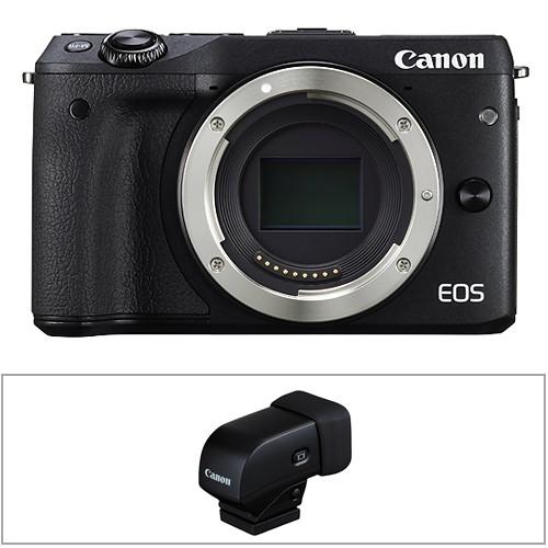 Canon EOS M3 Mirrorless Digital Camera Body with Electronic, Canon, EOS, M3, Mirrorless, Digital, Camera, Body, with, Electronic,